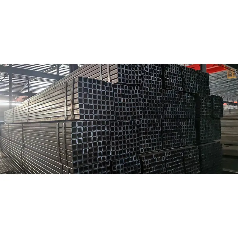 Thin Wall Black Rectangular and Square Steel Tube